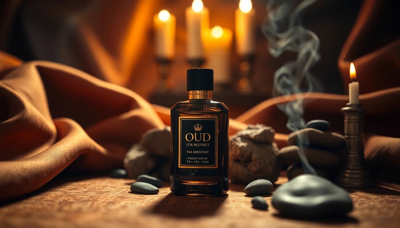 Experience the luxurious Oud for greatness in a beautifully styled composition showcasing its elegance and allure.