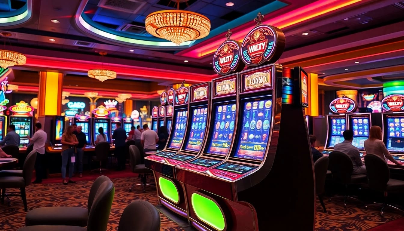 Tempati anak-anak bermain game luxury138 slot dengan suasana meriah di kasino berbintang.