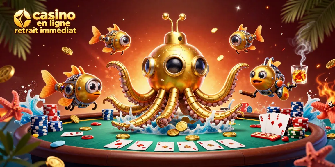 Découvrez le casino en ligne retrait immédiat avec cette illustration captivante de jeux de cartes.