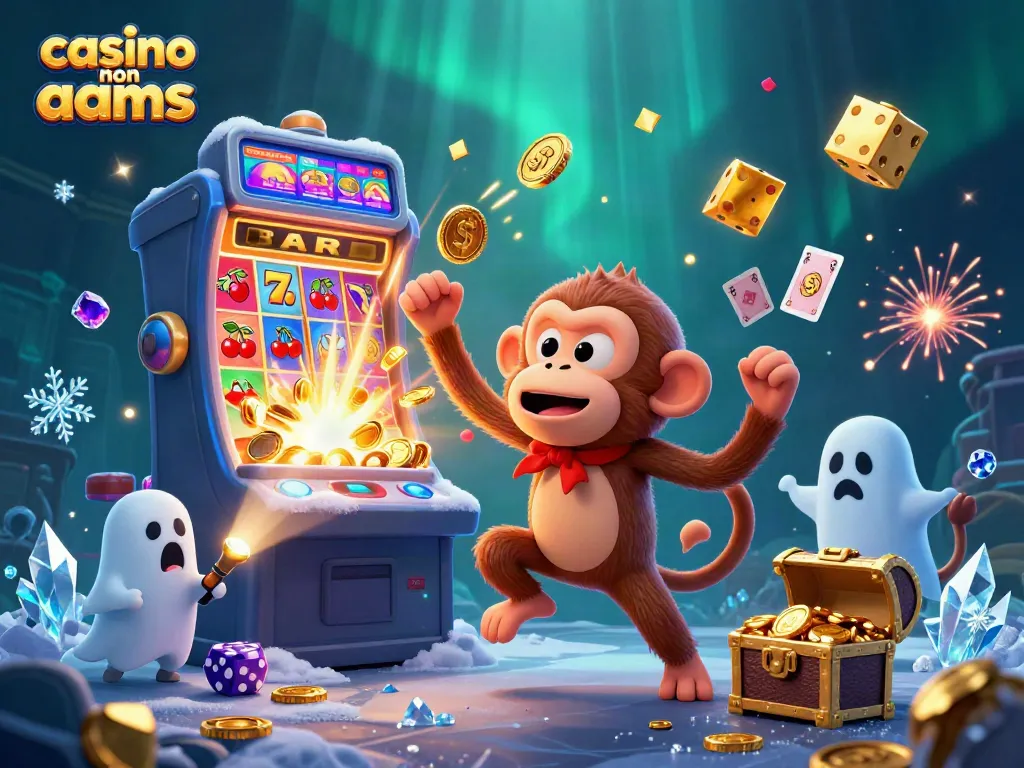 Giocare nel casino non AAMS circondati da monete e simboli, alla ricerca di vincite emozionanti.