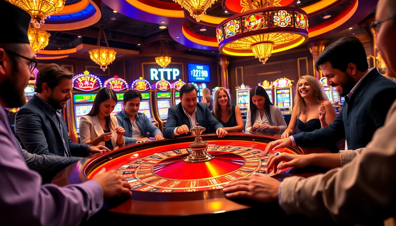 Engage with rtp pragmatic play by betting at an elegant casino roulette table showcasing high-stakes excitement.