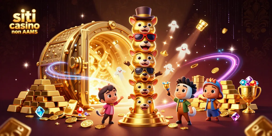 Giocare insieme ai migliori siti casino non AAMS con emozionanti elementi di gioco e tesori.