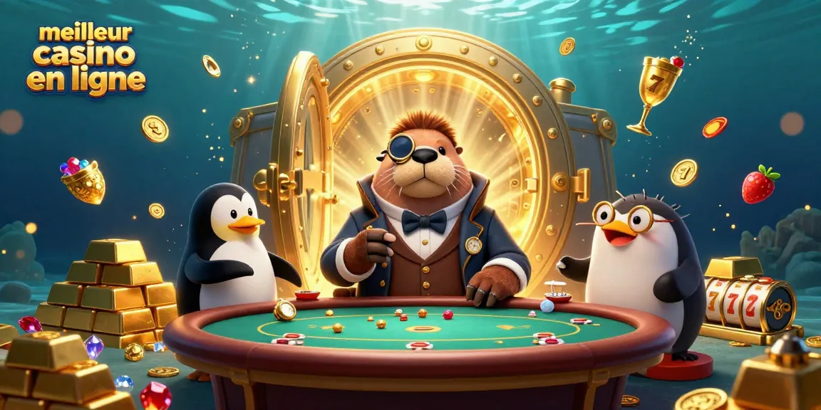 Découvrez les trésors du meilleur casino en ligne avec des personnages ludiques et une ambiance captivante sous-marine.