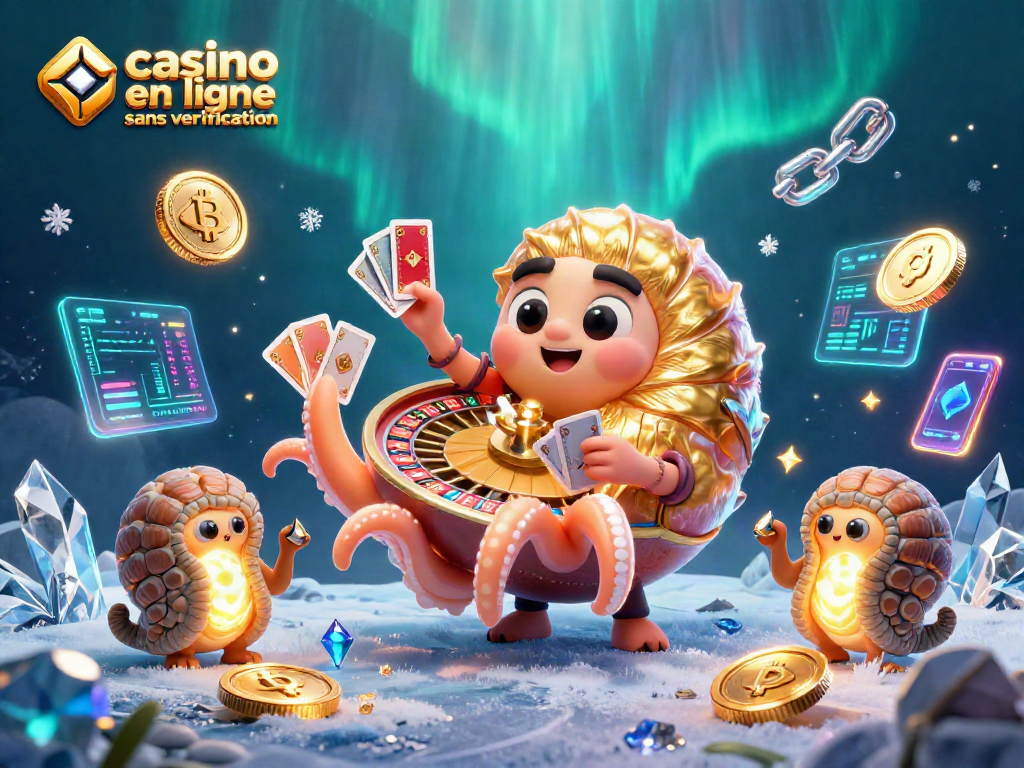 Jouez au casino en ligne sans vérification avec une ambiance colorée et dynamique de jeux de cartes.