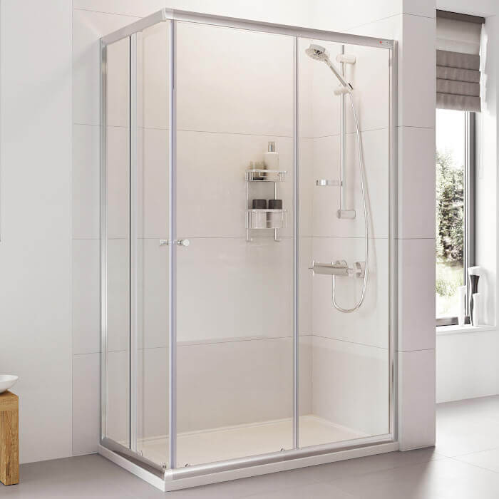 Mirrored Bathroom Cabinet with Light and Soft Illumination
