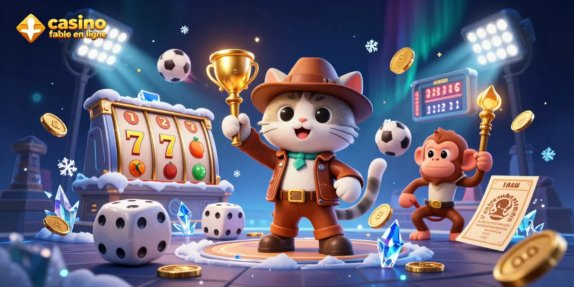 Visitez un casino fiable en ligne et découvrez des artefacts dorés avec un chat explorateur et un singe.