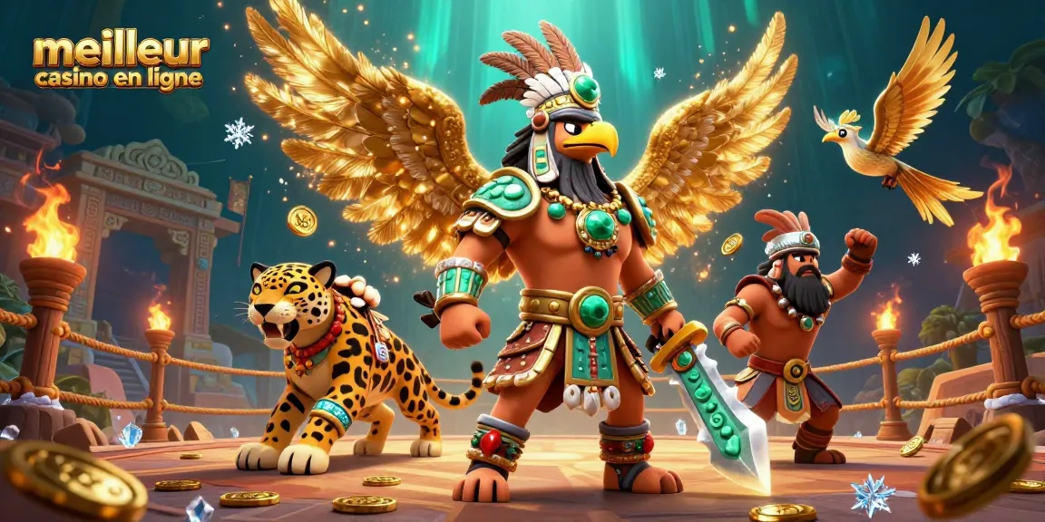 Jouez avec les quetzals et guerriers dans le meilleur casino en ligne d'avril 2026.