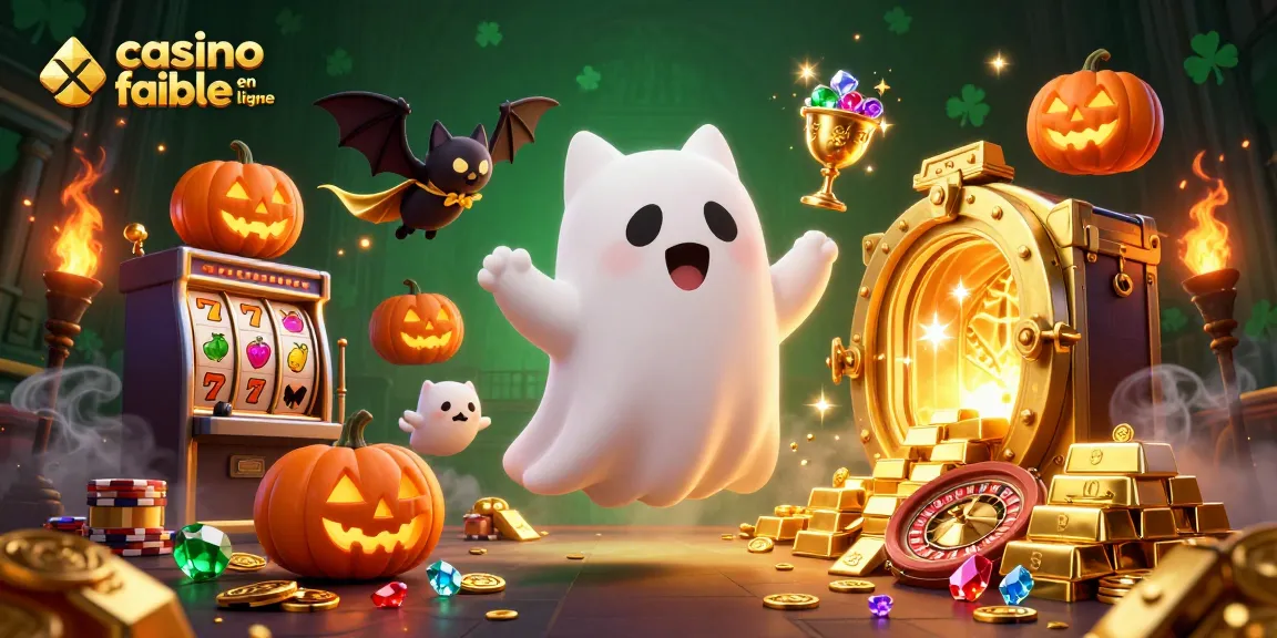 Jouez sur un casino fiable en ligne avec un chat fantôme et une chauve-souris captivants.
