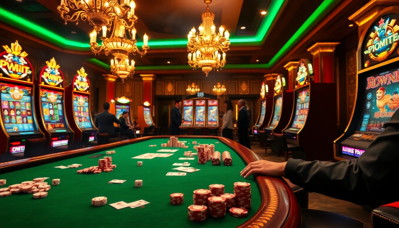 Rasakan dunia slot togel yang mendebarkan dengan mesin slot yang penuh warna dan aksi kasino yang hidup.