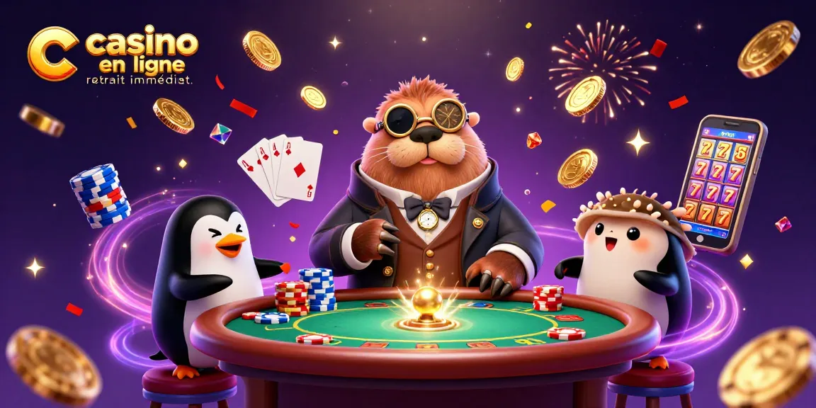 Profitez d'un casino en ligne retrait immédiat avec une scène amusante de jeux sous-marins!