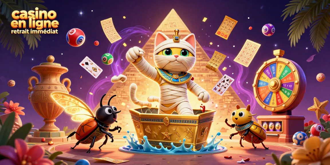 Explorez les bénéfices des casinos en ligne retrait immédiat avec une illustration dynamique et riche en détails.