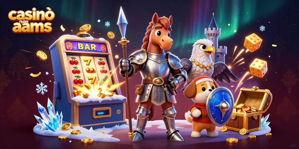 Giocando ai casinò non AAMS con cavalieri e simboli dell'azzardo, esplosione di vincite garantite.