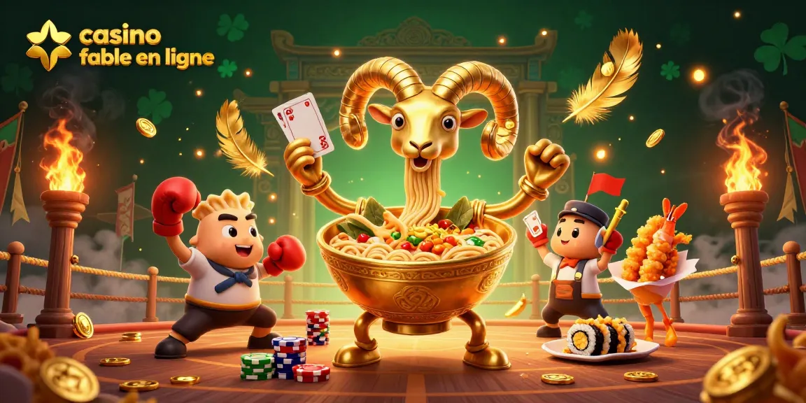 Jouez sur un casino fiable en ligne avec une scène animée de personnages dans une ambiance captivante.