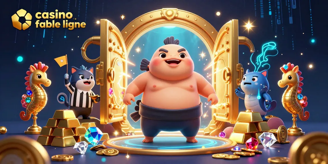 Jouer dans un casino fiable en ligne avec des personnages de poisson et un trésor scintillant