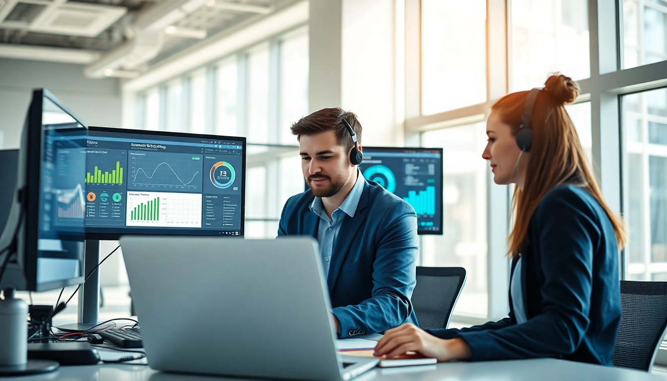 Effective managed IT services near me team collaborating in a modern office environment.