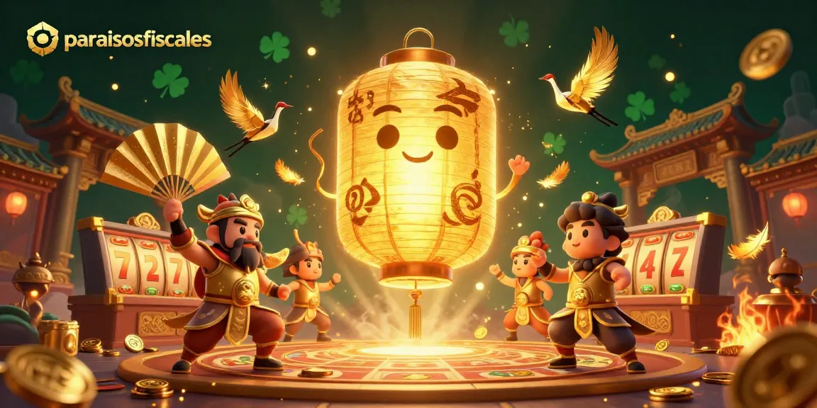 Mainkan permainan slot gacor di Paraisosfiscales dengan suasana kasino yang menggembirakan dan simbol keberuntungan.
