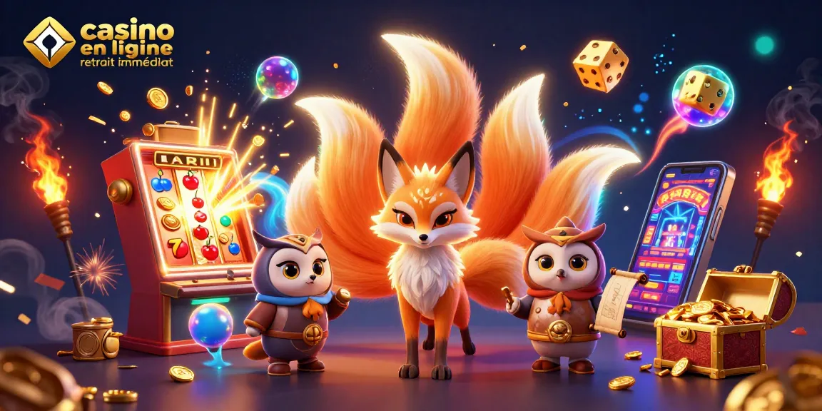 Gagnez avec le casino en ligne retrait immédiat grâce à des jeux dynamiques et des symboles colorés.