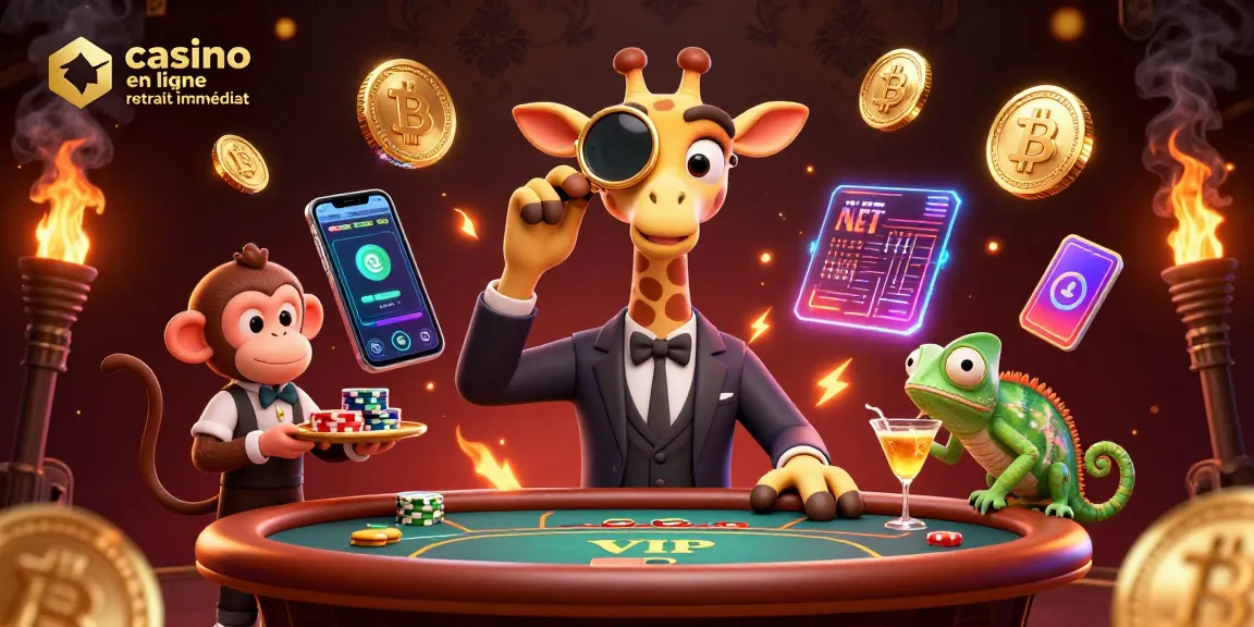 Gagnez au casino en ligne retrait immédiat avec ce visuel captivant de l'expérience des jeux d'argent.