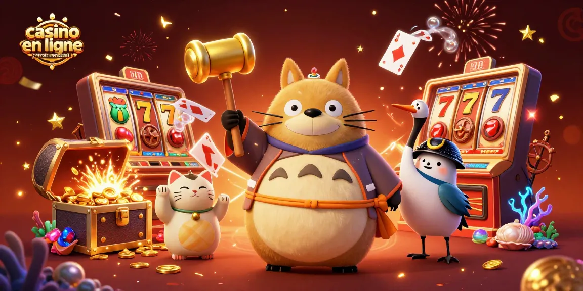 Jouez à casino en ligne retrait immédiat avec nos personnages festifs et des éléments de jeu animés.