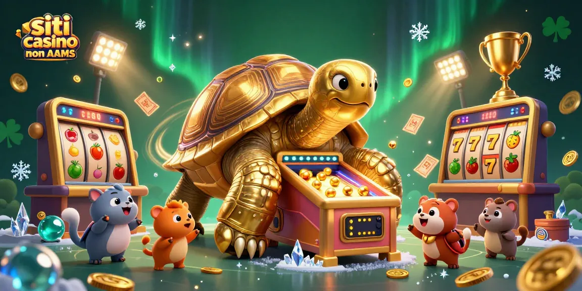 Giocatori aliziati con le slot dei migliori siti di casino non AAMS nel 2026, tra luci e trofei.