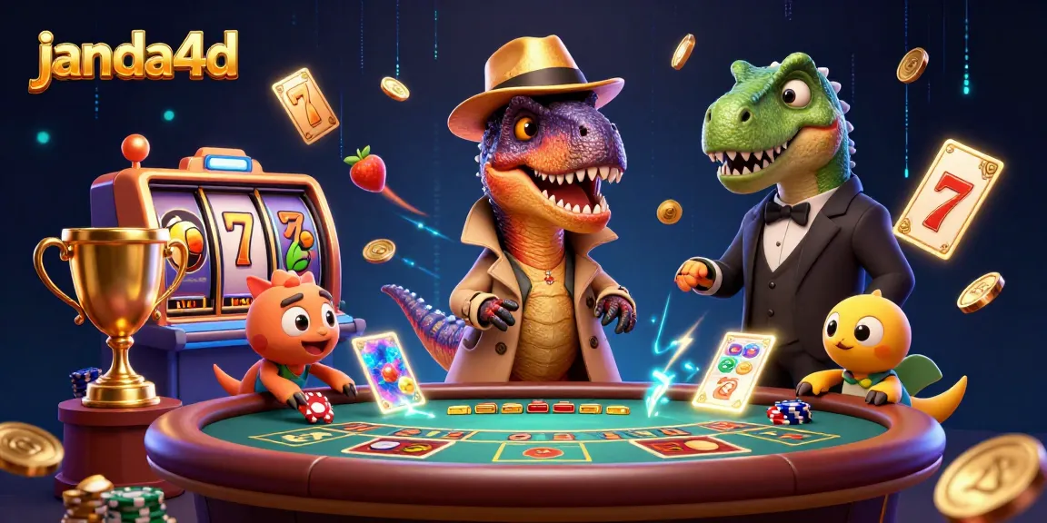 Kucing janda4d mencuri chip sambil bermain di blackjack yang dikelilingi elemen kasino lainnya.