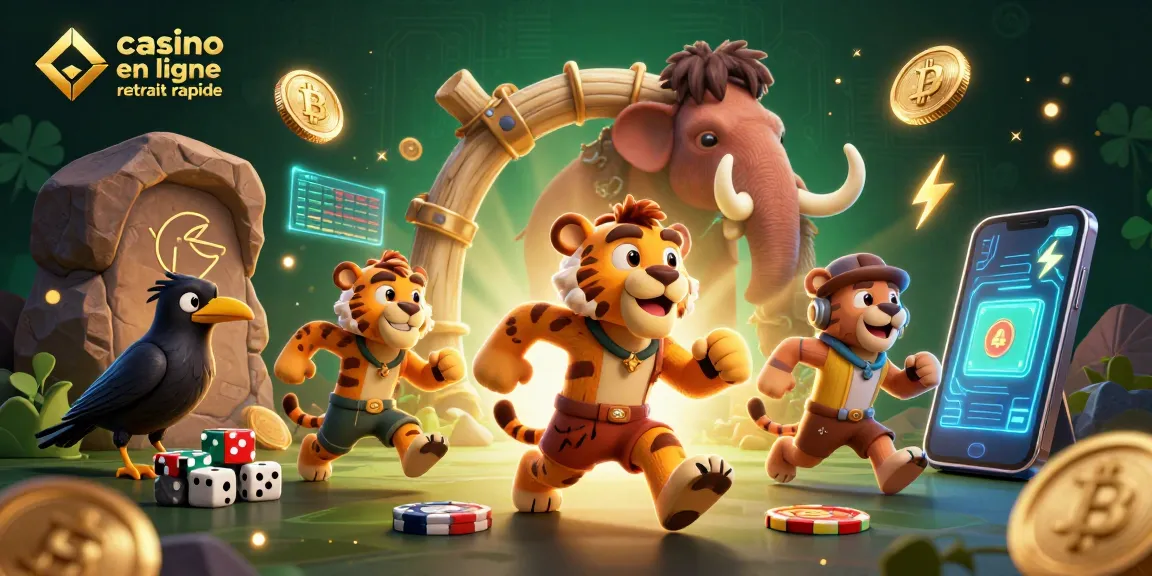 Jouez sur casino en ligne retrait rapide avec des gains instantanés dans une illustration captivante.