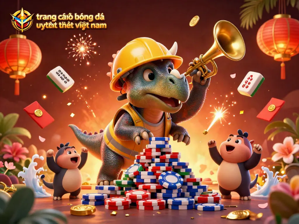 Khám phá trang cá độ bóng đá uy tín nhất Việt Nam với hình ảnh lễ hội và các biểu tượng may mắn.
