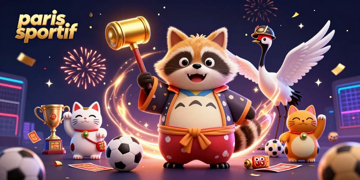 Plongez dans l'univers des paris sportifs avec des personnages animés et des éléments de pari captivants.