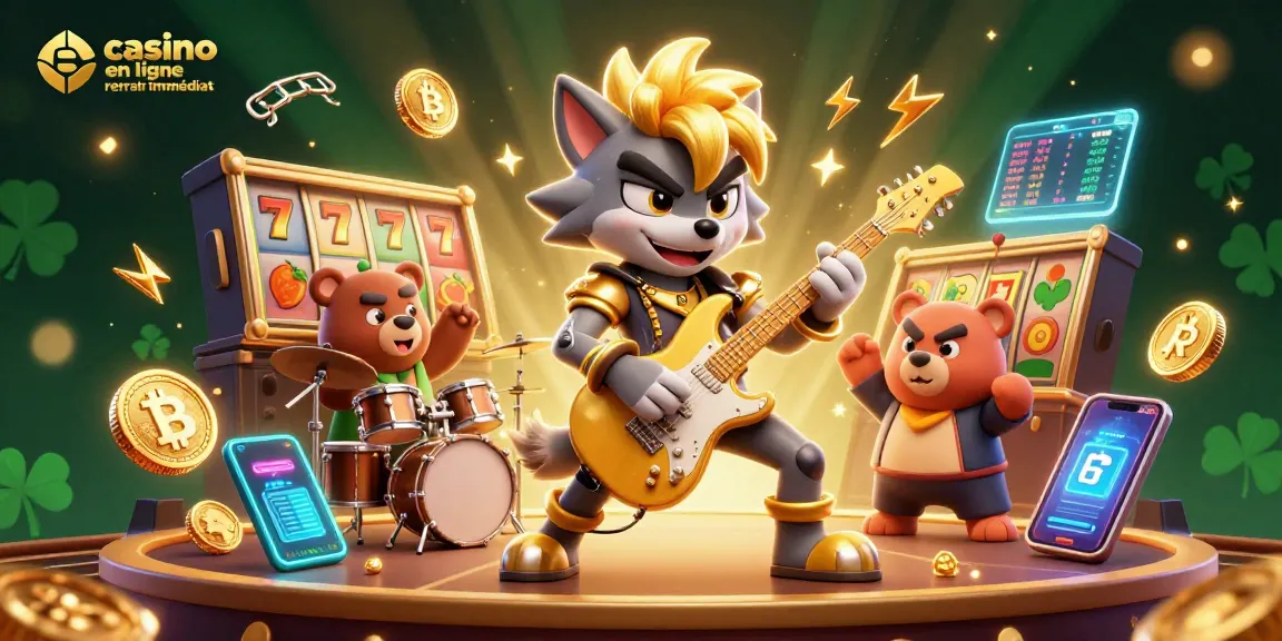 Découvrez les avantages du casino en ligne retrait immédiat avec des personnages animés de jeu.