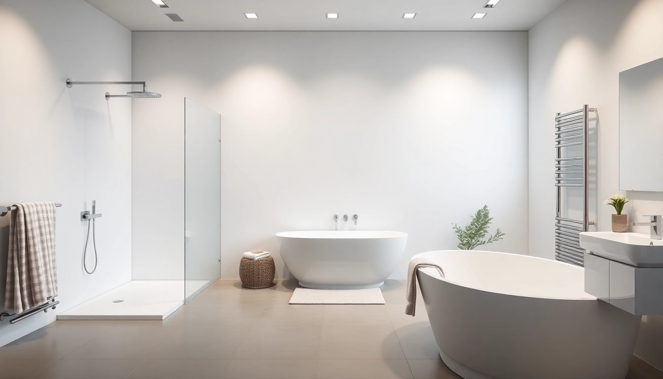 Sonni sanitär präsentiert elegante Badprodukte in einem harmonischen Badezimmer-Setting.