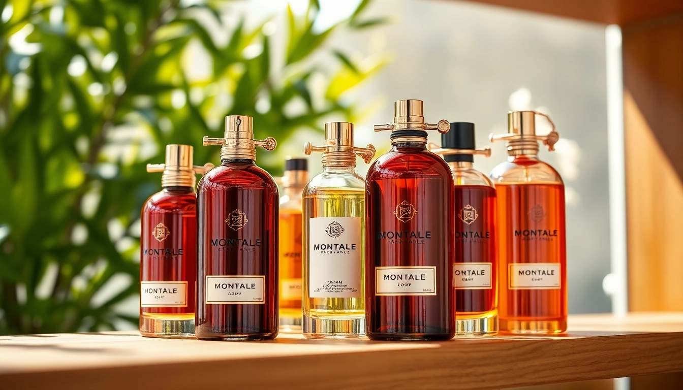Explore unique options for Montale arabians tonka alternative fragrance bottles arranged elegantly.