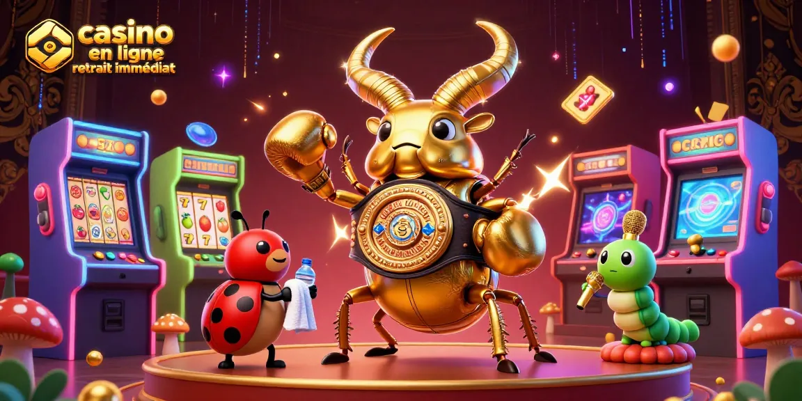 Jouez à casino en ligne retrait immédiat avec des personnages 3D captivants en action.