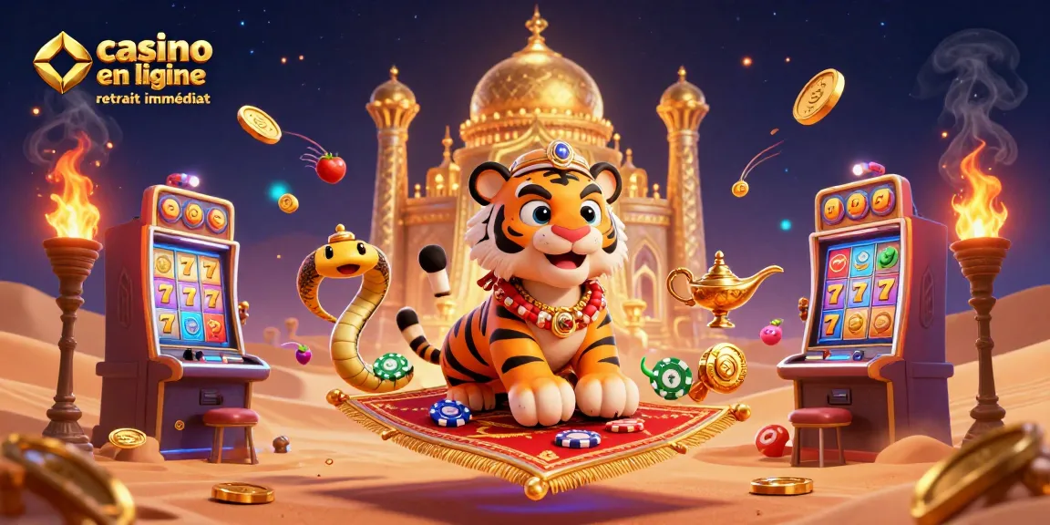 Jouez au casino en ligne retrait immédiat avec un sultan tiger, des machines à sous et une ambiance féerique.