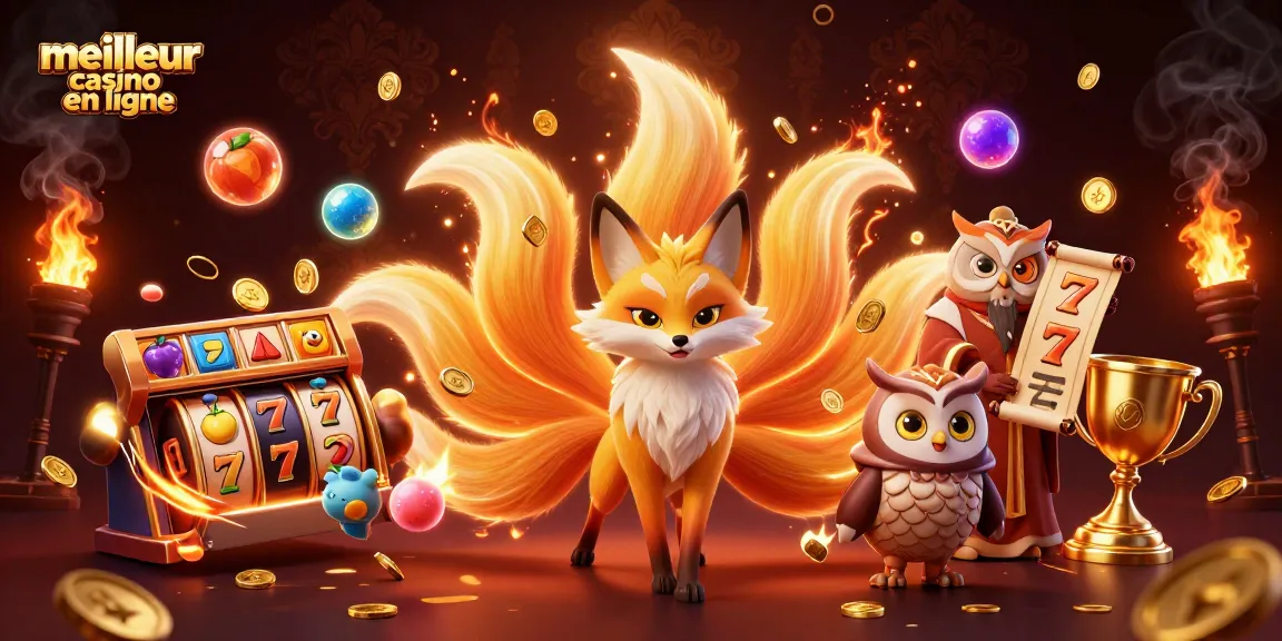 Jouer sur le meilleur casino en ligne avec une illustration dynamique de la chance et des gains.