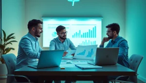 Los inversores analizan la solución TraderBrick para maximizar el rendimiento de sus inversiones inmobiliarias.