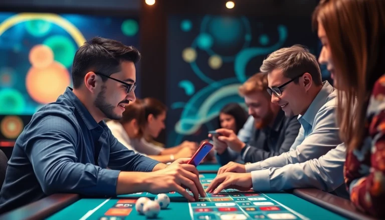 Rasakan keseruan bermain togel online di platform modern dengan gambaran pemain yang antusias.