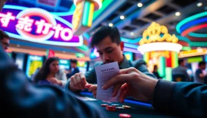 Menampilkan permainan menarik situs toto macau dengan pemain yang terlibat aktif.