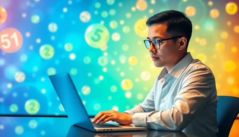 Menggambarkan pengalaman togel online resmi yang menarik dengan antarmuka digital.