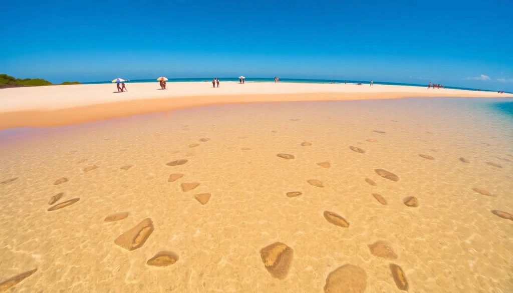 Linda vista da praia de Paripueira AL, com águas claras e areias douradas.