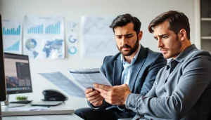 카드 현금화에 대한 상담을 받는 고객과 전문 재정 상담사의 모습