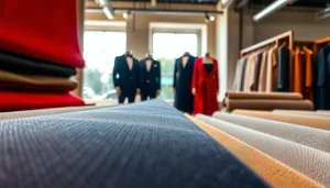 Punta di Roma stoffen met rijke textuur en kleuren in een modieuze studioomgeving.