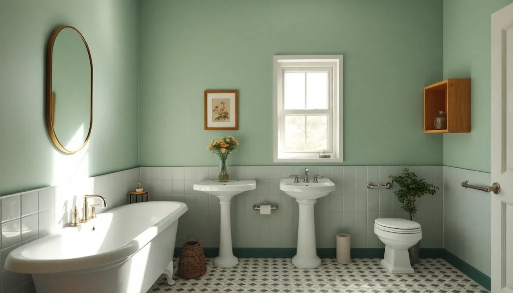 Реставрация ванной чугунной цена: демонстрация обновленной чугунной ванны в стильном интерьере.