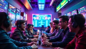 Menampilkan togel online dengan pemain antusias dalam suasana kompetitif yang meriah.