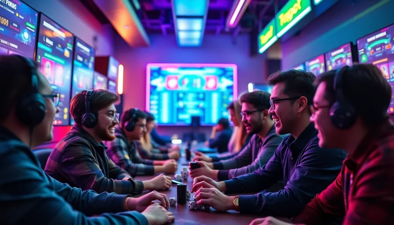 Menampilkan togel online dengan pemain antusias dalam suasana kompetitif yang meriah.