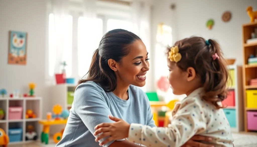 Caring Live-out Nanny Dubai engaging with children in a playful and nurturing environment.