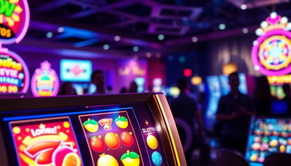 Menghadirkan pengalaman bermain situs slot dengan slot machine berwarna-warni dan grafis menarik.