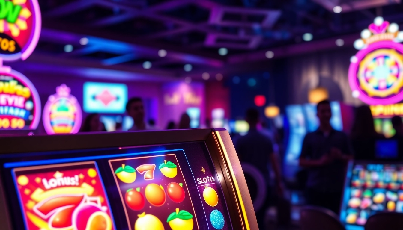 Menghadirkan pengalaman bermain situs slot dengan slot machine berwarna-warni dan grafis menarik.
