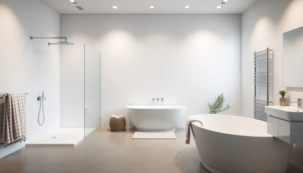 Sonni sanitär präsentiert elegante Badprodukte in einem harmonischen Badezimmer-Setting.