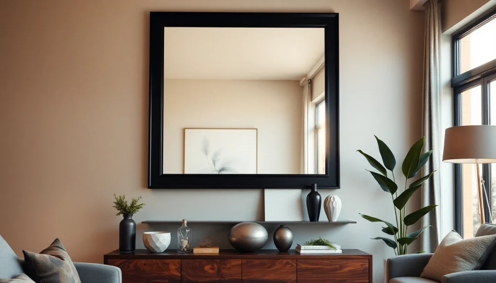Enhance your interior with unique designs from https://merithome.co.uk showcasing a stunning handmade mirror.