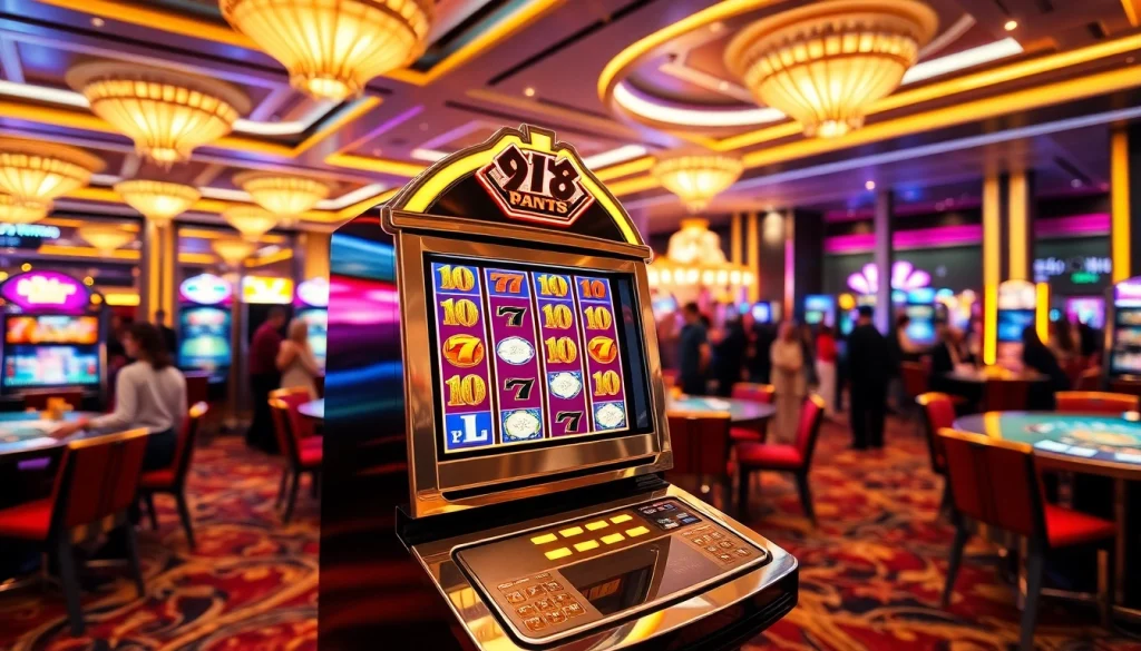 เล่นสล็อต 918kiss ที่คาสิโนสวยงามมีบรรยากาศตื่นเต้น